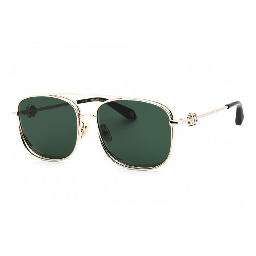 NEW Roberto Cavalli SRC059M 0594 Light Gold Sunglasses Authentic